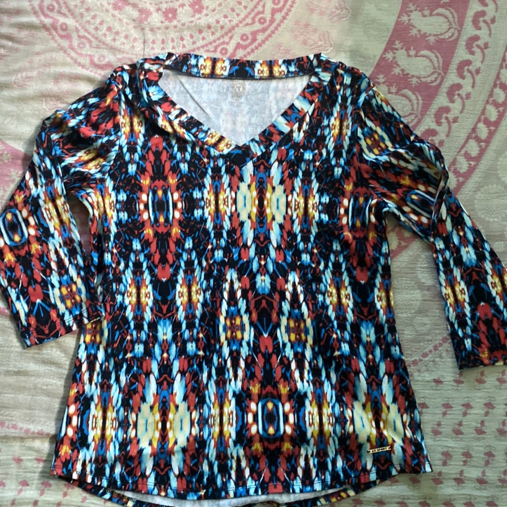 Anne Kline Sport knit top, size M